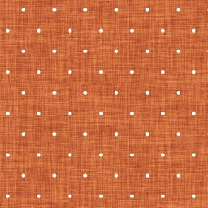 clay linen swiss dots