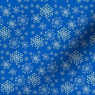 snowflakes-2020 pantone classic blue