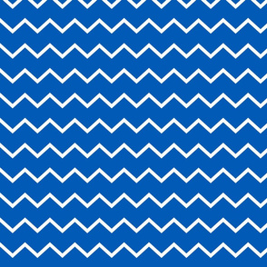 neutral zigzag- 2020 pantone classic blue and white