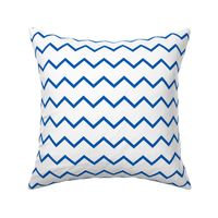 neutral zigzag- white and 2020 pantone classic blue