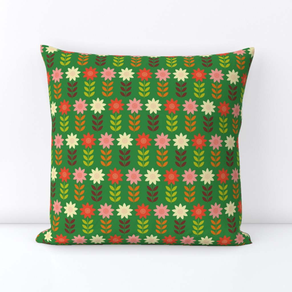 Folk Art Poinsettia