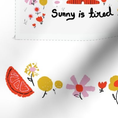 Sunny's Garden Soft Book - 1 Yard