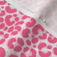 Whimsical Pink Leopard Pattern 8”