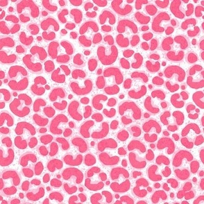 Whimsical Pink Leopard Pattern 8”