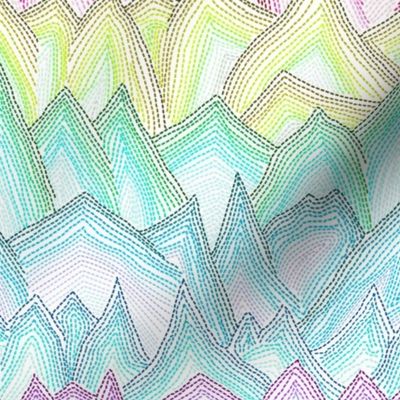 Rainbow Stitch Mountains