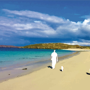 2010002-1 Luskentyre shadows on the beach 42x36 scribble-01