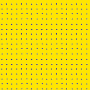 Blue Dots On Yellow