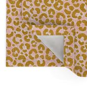 Whimsical Leopard Pattern (gold-peach) 9”