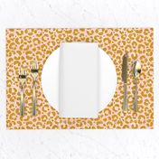 Whimsical Leopard Pattern (gold-peach) 9”