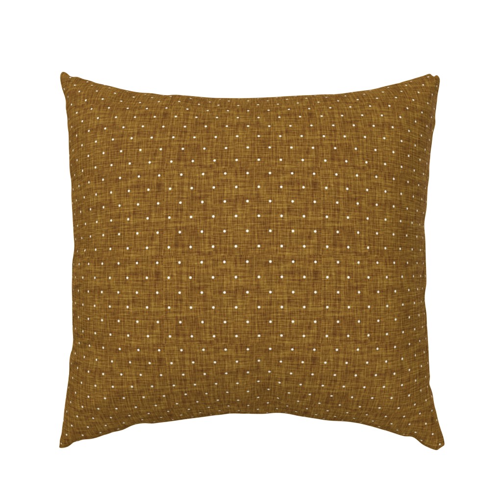 bronze linen swiss dots