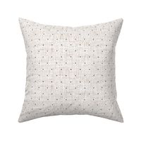 sugar sand linen swiss dots