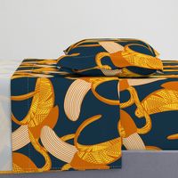 Banana Wrap - large - Navy