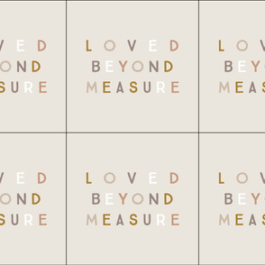 6 loveys: loved beyond measure // spice, stone, sugar sand, mud, bronze
