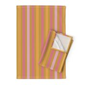 circus stripe on mustard