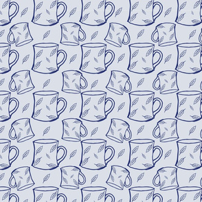 A comforting cuppa - blue and white