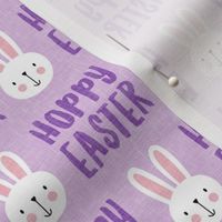 hoppy easter - bunny - purple - LAD19