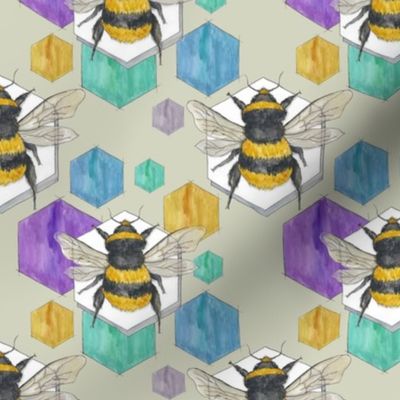 Big Bees with Hexes
