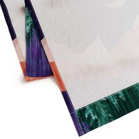 Moonlit Mountainscape - 1yd panel 