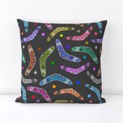 Boomerang Boogie Celebration! #1 - charcoal grey, large 