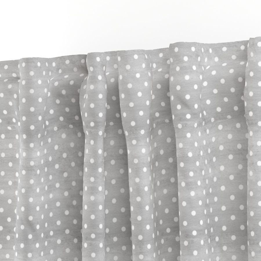 Grey Watercolor Polka Dot