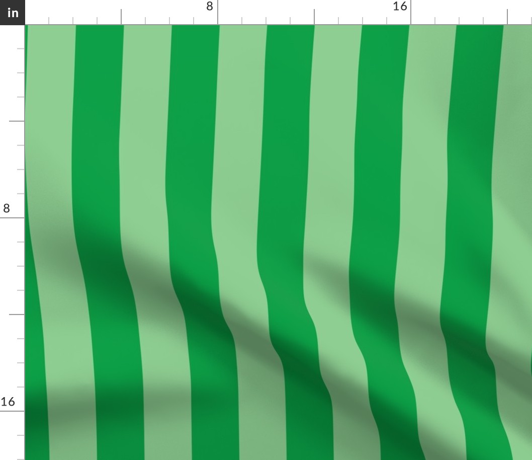 Green Vertical Stripes