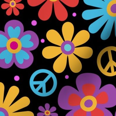 Hippie Love Funky Flowers