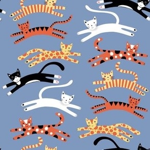 Leaping Cats Small Scale