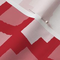Nebraska State Shape Pattern Red and White