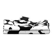 Painted Flowers-black and white-jumbo