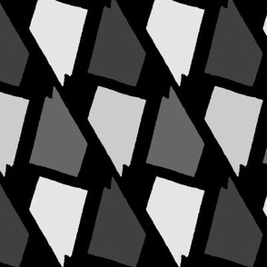 Nevada State Shape Pattern Black and White