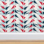 Patriotic Red, White, and  Blue Color Block Arrows