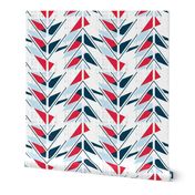 Patriotic Red, White, and  Blue Color Block Arrows