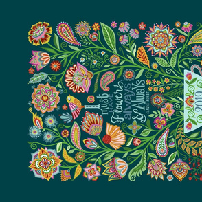 I Must Have Flowers-2019 Tea Towel Calendar