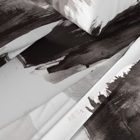 Ink Wash Landscape Wall Hanging