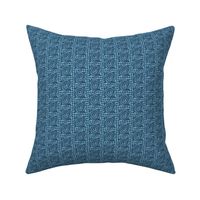 HCF19 - Small - Hurricane on a Checkered Field of Teal Blue