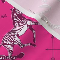 Galloping Pink Zebras 