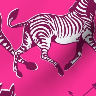 Galloping Pink Zebras 