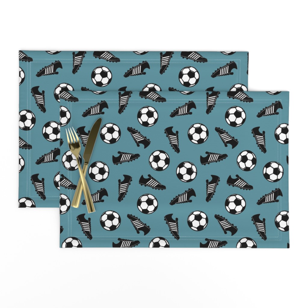 Soccer balls and cleats - slate - soccer gear - LAD19