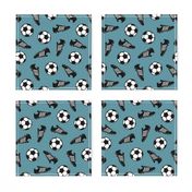 Soccer balls and cleats - slate - soccer gear - LAD19