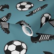 Soccer balls and cleats - slate - soccer gear - LAD19