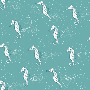 Seahorse Song | Soft Cool Green