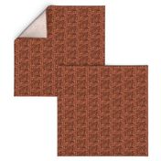 HCF9 - Medium - Hurricane in  Rusty Orange Checkered Field