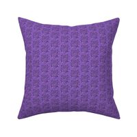 HCF1- Small - Hurricane on a Checkered Field of Lavender, Lilac and Periwinkle Blue 