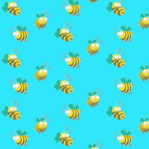 Blue bees