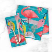 Tall Flamingos kitsch baby