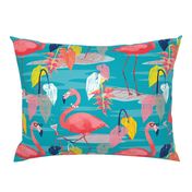 Tall Flamingos kitsch baby