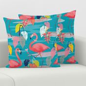 Tall Flamingos kitsch baby