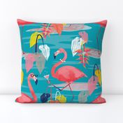 Tall Flamingos kitsch baby