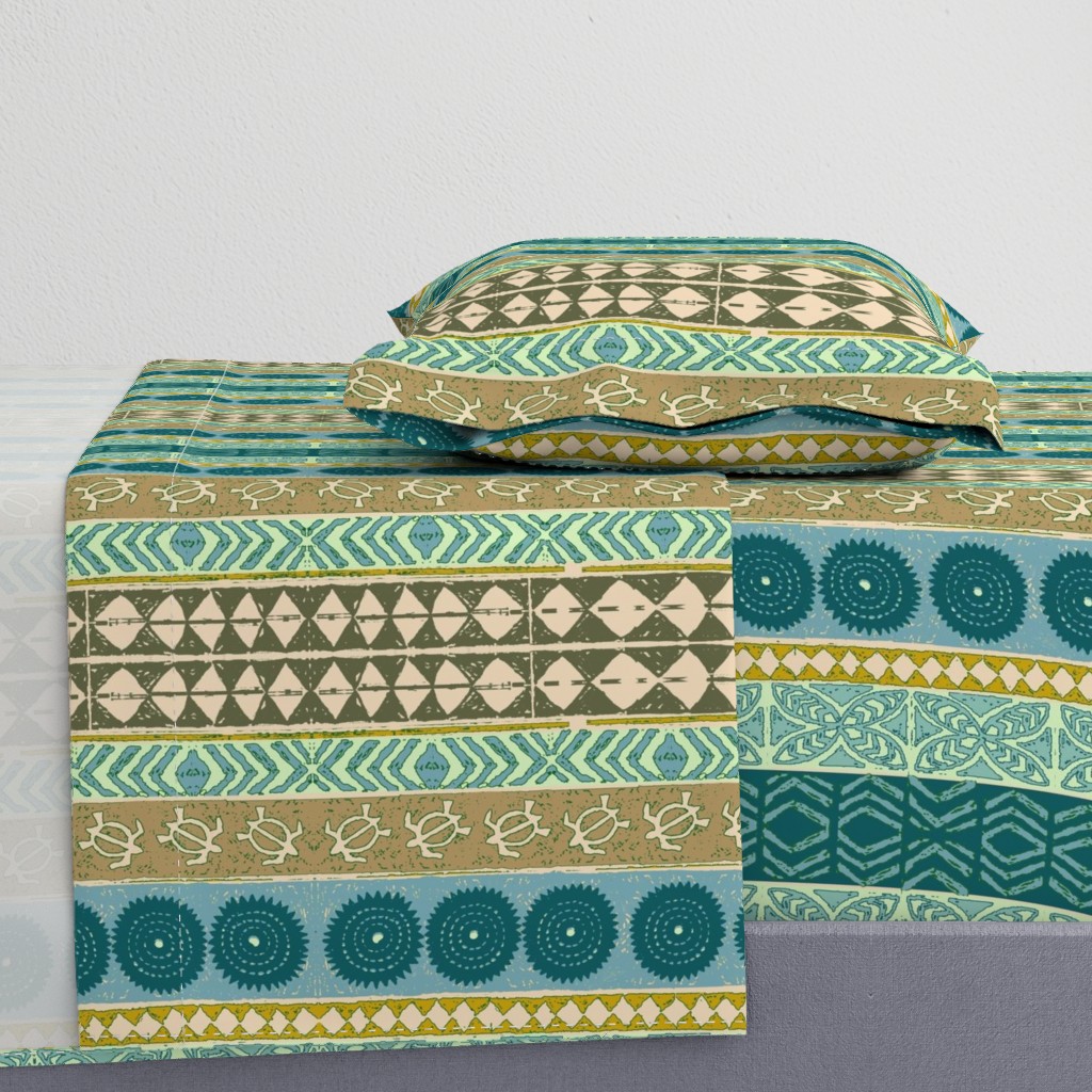 Ethnic Tapa-sea green 2020