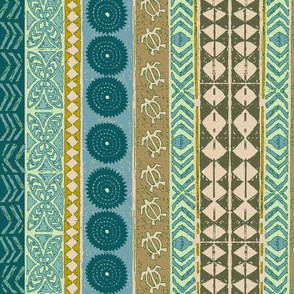 Ethnic Tapa-sea green 2020